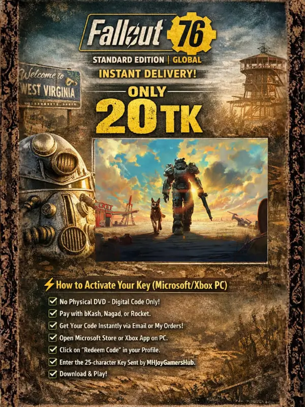Fallout 76  (Microsoft Store Key) Standard Edition | Global | Instant Delivery