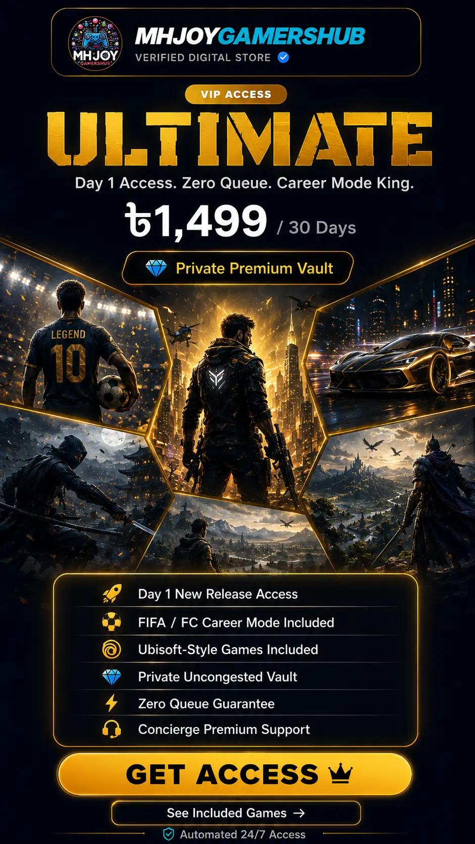 Ultimate Gamepass - Ultimate (Monthly Rental)