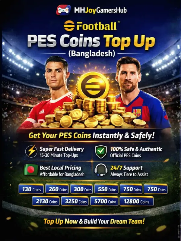 eFootball PES Coins Top Up (Bangladesh)