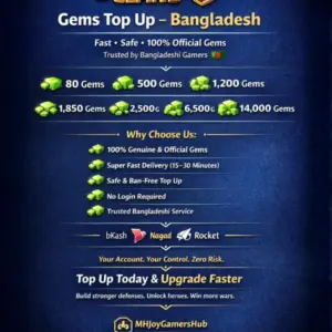 Clash Of Clans (COC) Top Up (Bangladesh)