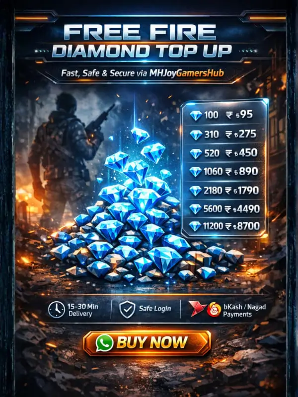 Free Fire Diamond Top Up Bangladesh