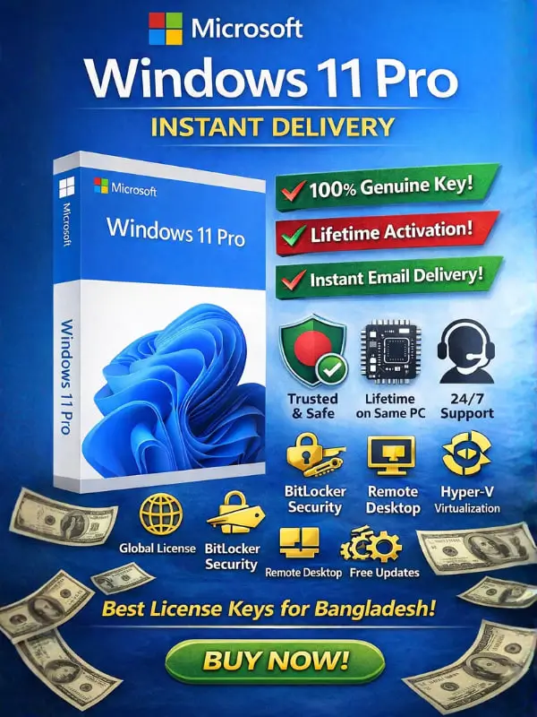 Microsoft Windows 11 Pro (Instant Delivery)
