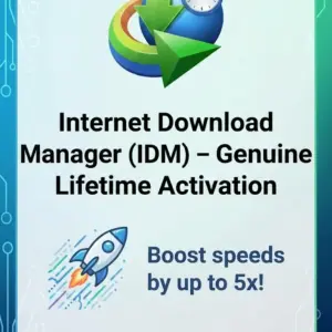 Internet Download Manager (IDM) – Lifetime key
