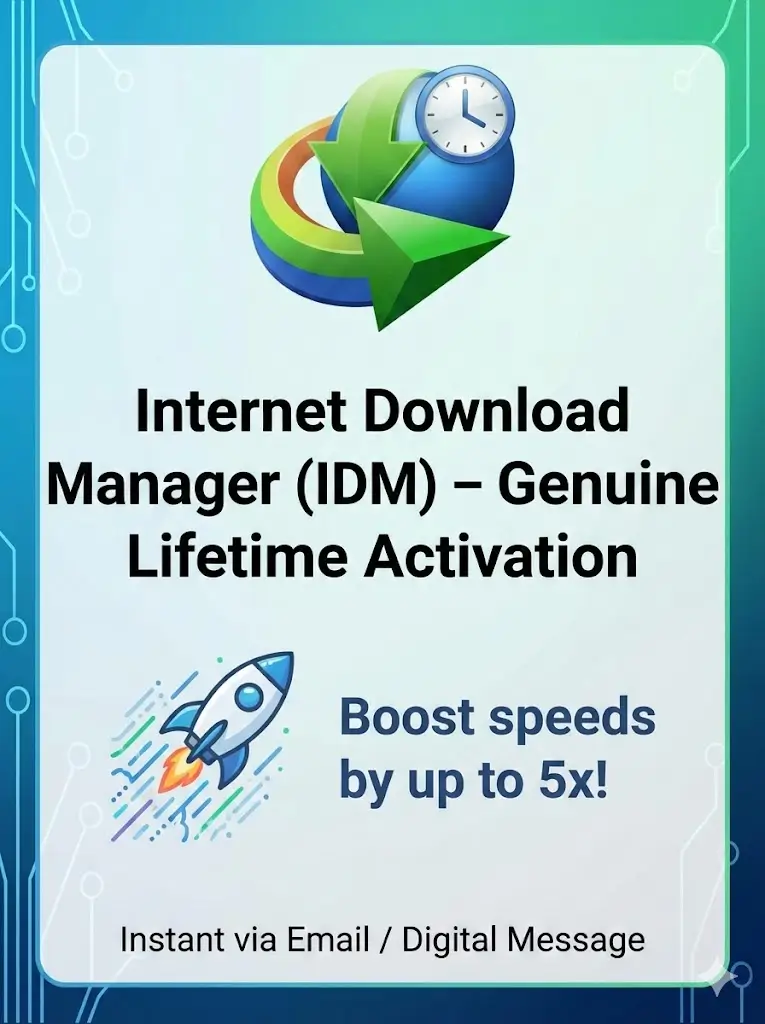 Internet Download Manager (IDM) – Lifetime key