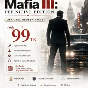 Mafia III: Definitive Edition PC Game Key BD – Only 99 TK