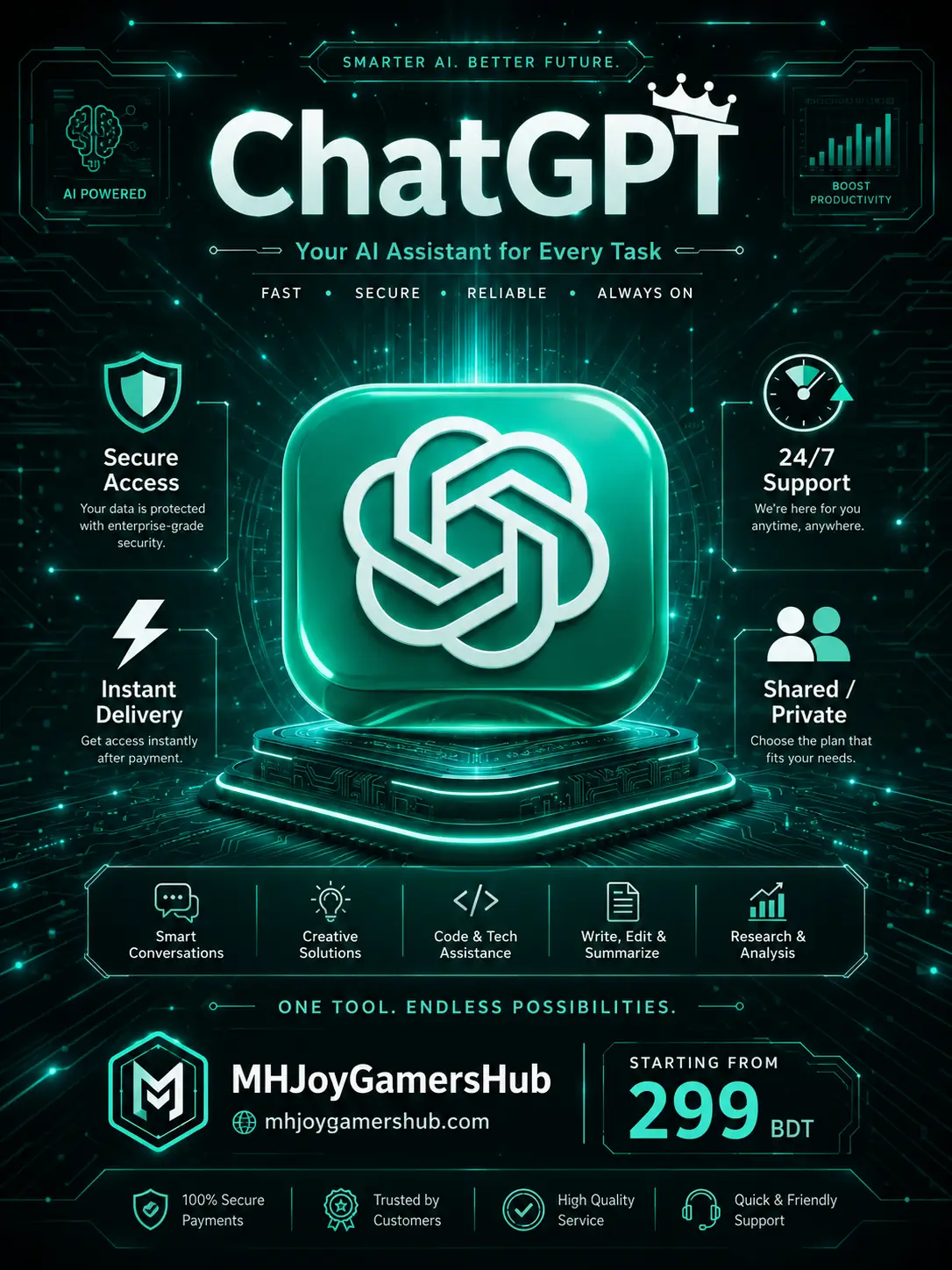 ChatGPT Subscription – Personal (Bangladesh)
