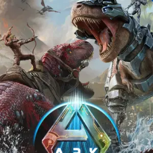 Official Steam artwork for ARK: Survival Ascended portrait