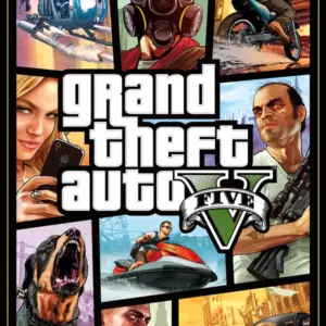 Grand Theft Auto V Premium Edition Xbox — official artwork — portrait