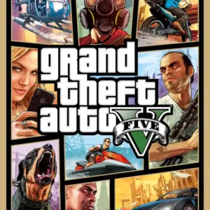 Grand Theft Auto V 2022 Xbox One and Xbox Series X|S — official artwork — portrait