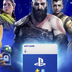 PlayStation Network gift card artwork — portrait